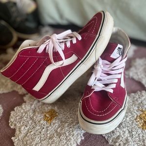 Pink High Top Vans